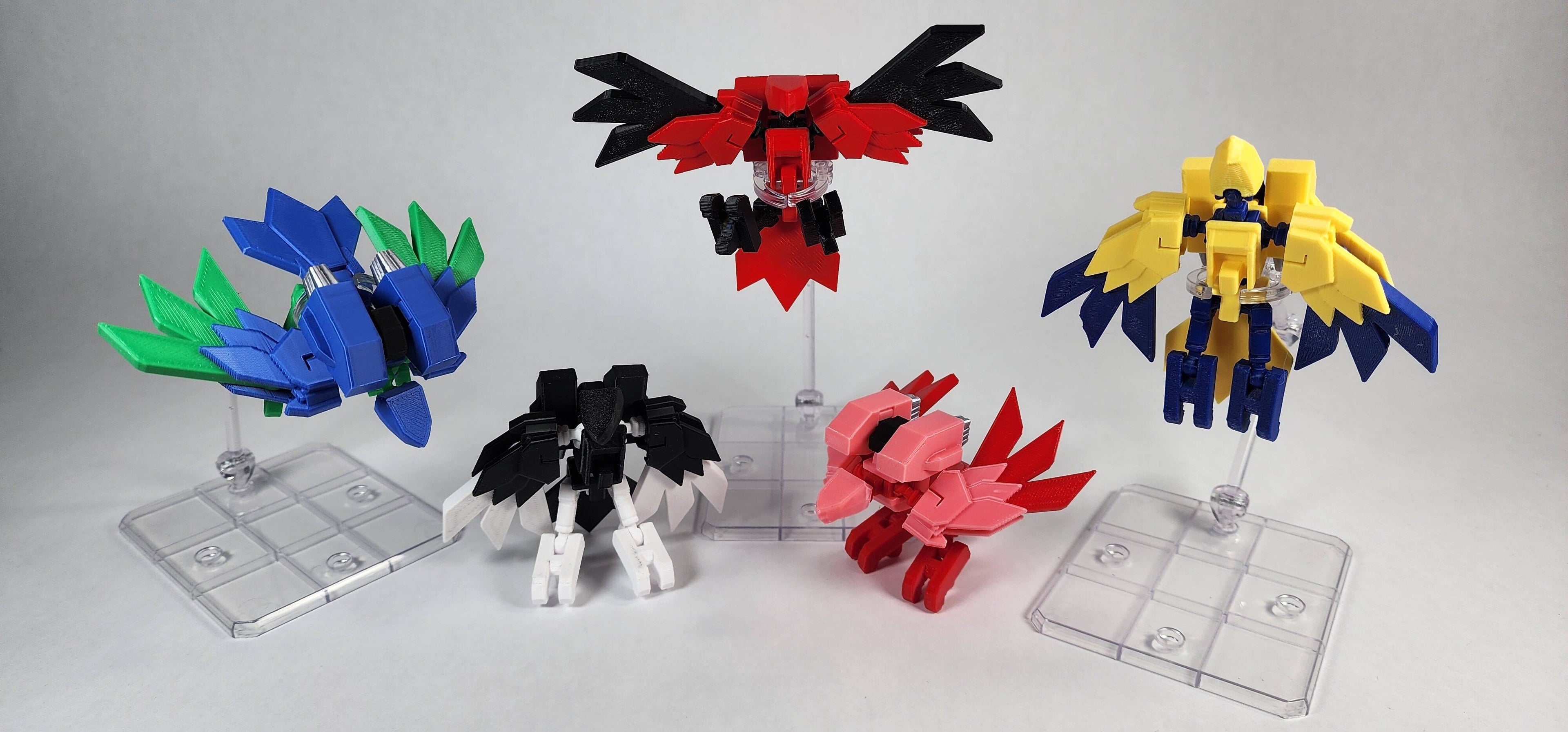 Pax Falcon w/ Weapons Loadout 3D Printed Action Figure