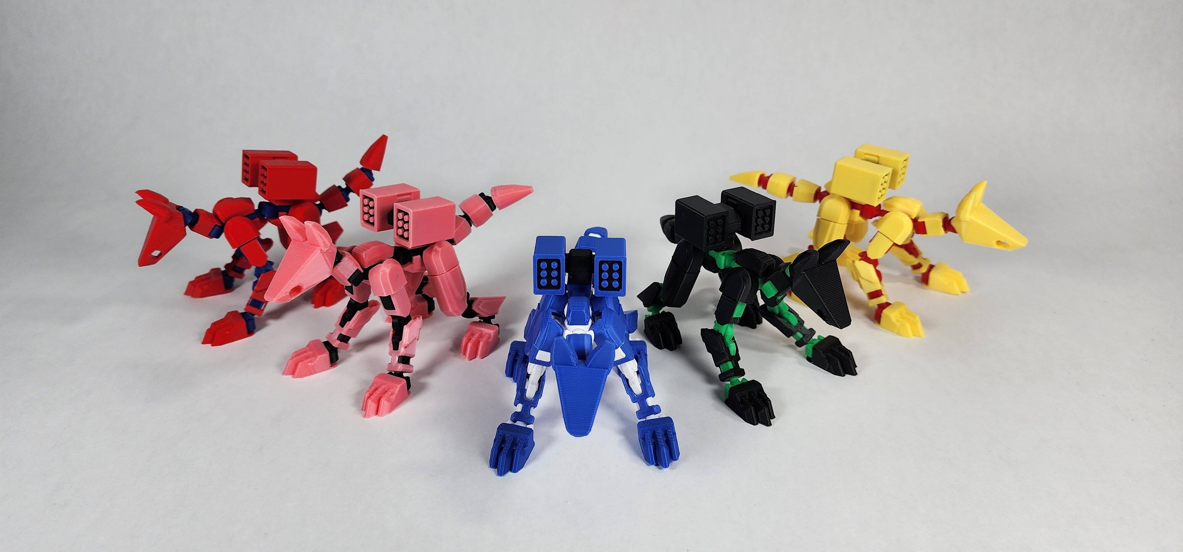 Pax K9 w/ Weapons Loadout 3D Printed Action Figure