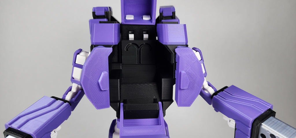Pax Five Aries Mech Action Figure 3D Printed FULLY ASSEMBLED