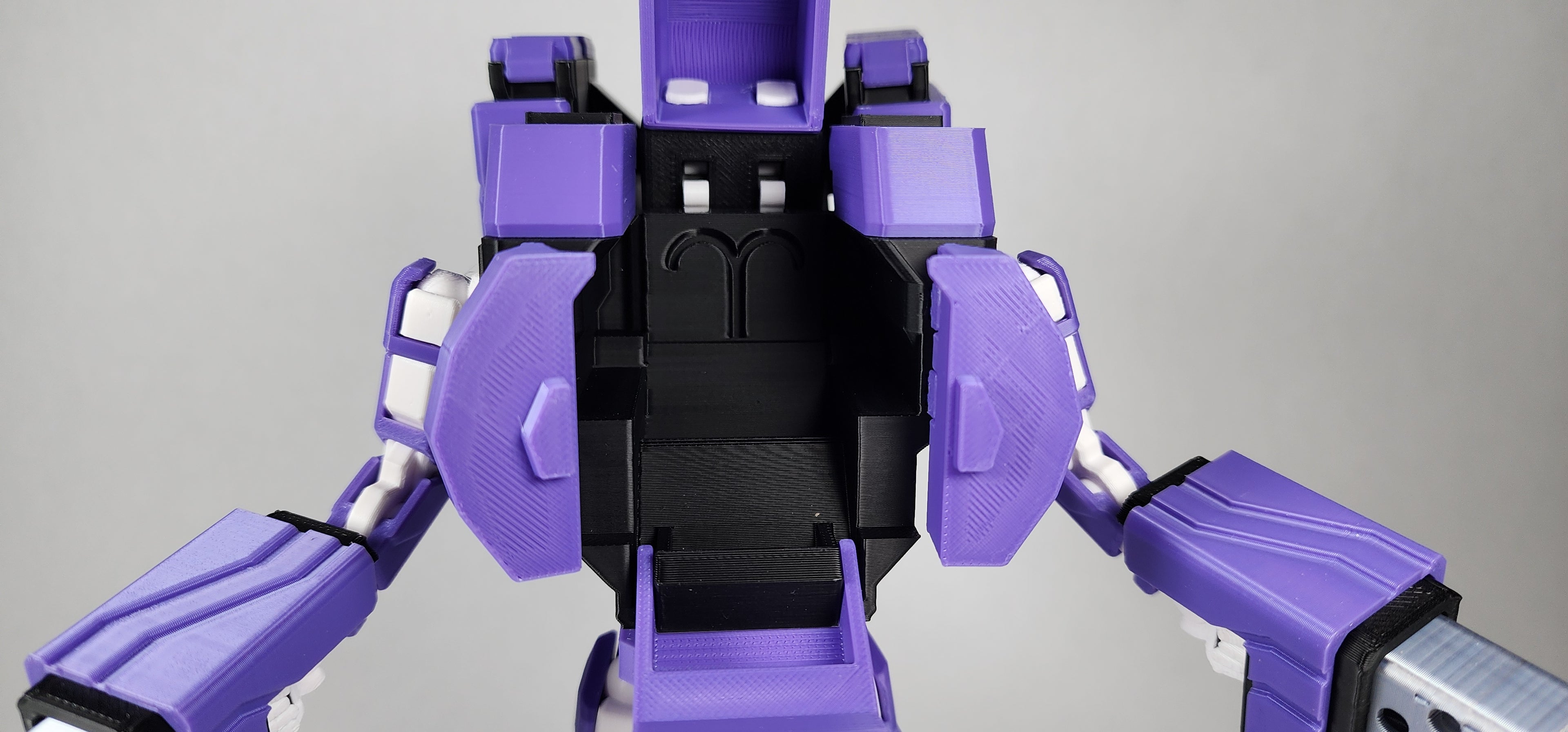 Pax Five Aries Mech Action Figure 3D Printed FULLY ASSEMBLED
