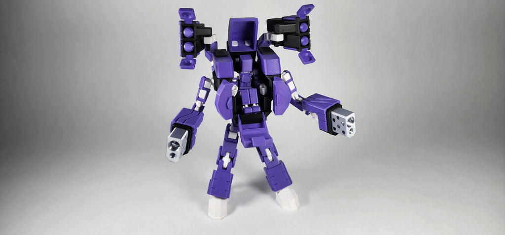 Pax Five Aries Mech Action Figure 3D Printed FULLY ASSEMBLED