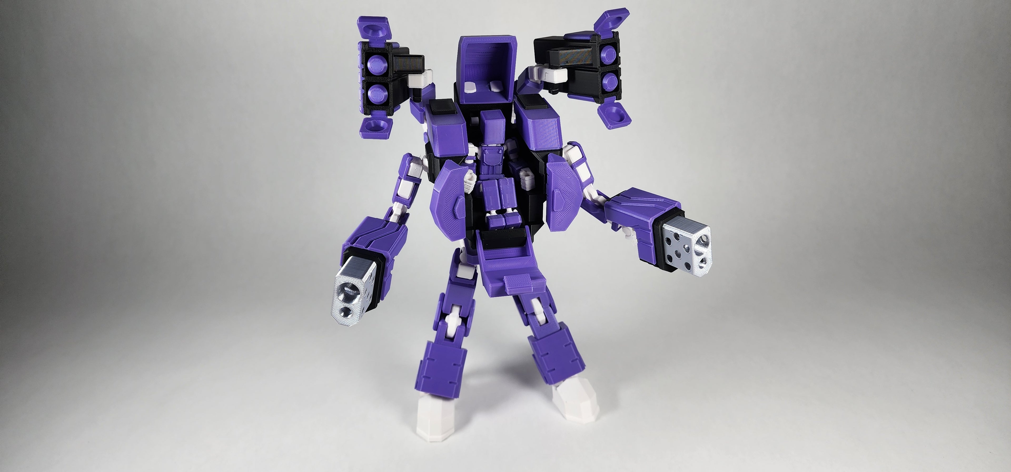 Pax Five Aries Mech Action Figure 3D Printed FULLY ASSEMBLED