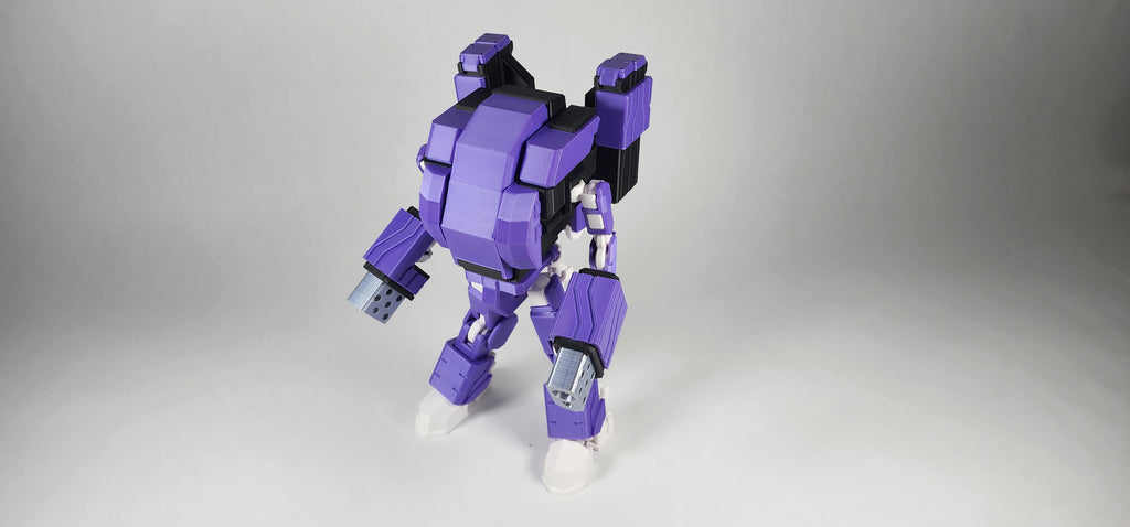 Pax Five Aries Mech Action Figure 3D Printed FULLY ASSEMBLED