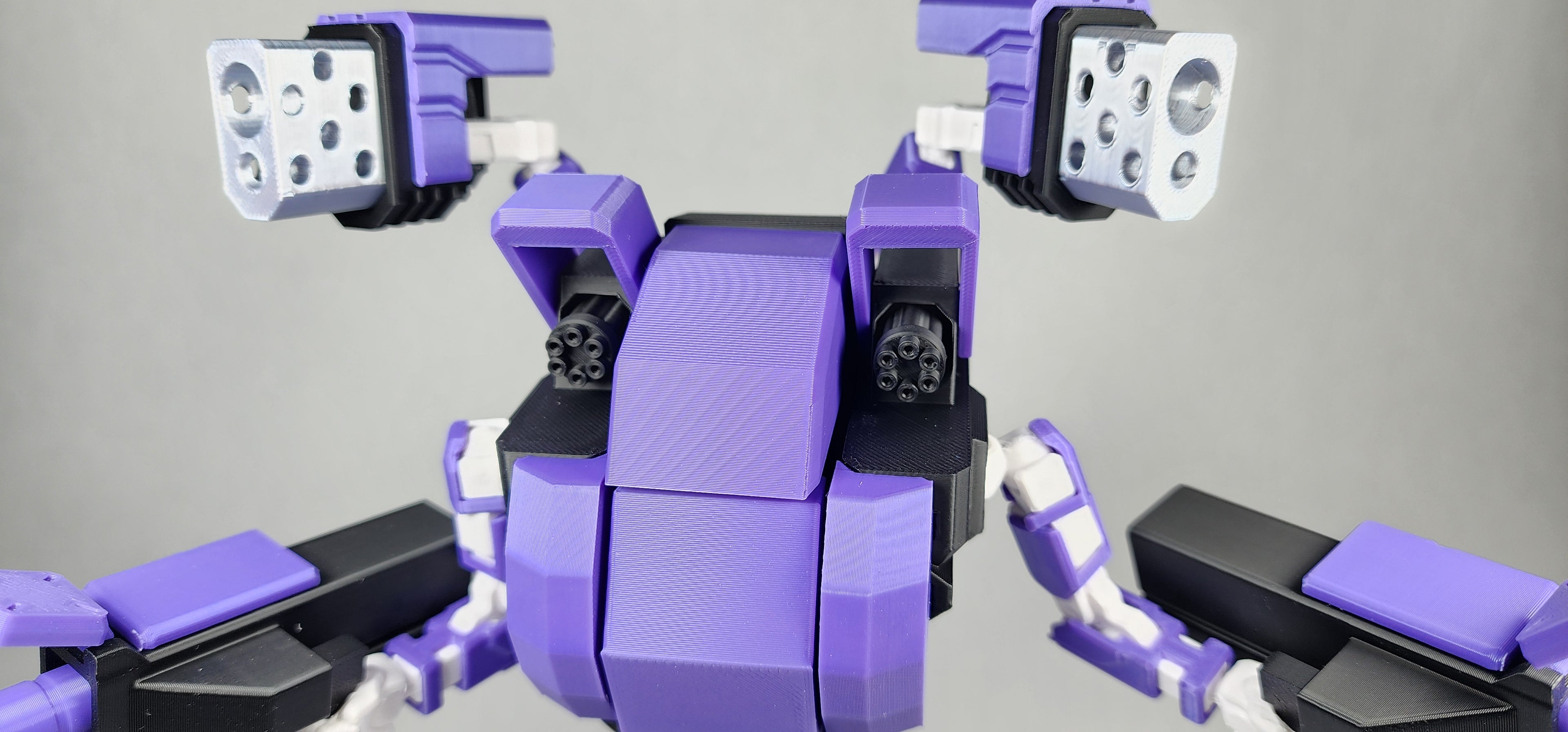 Pax Five Aries Mech Action Figure 3D Printed FULLY ASSEMBLED