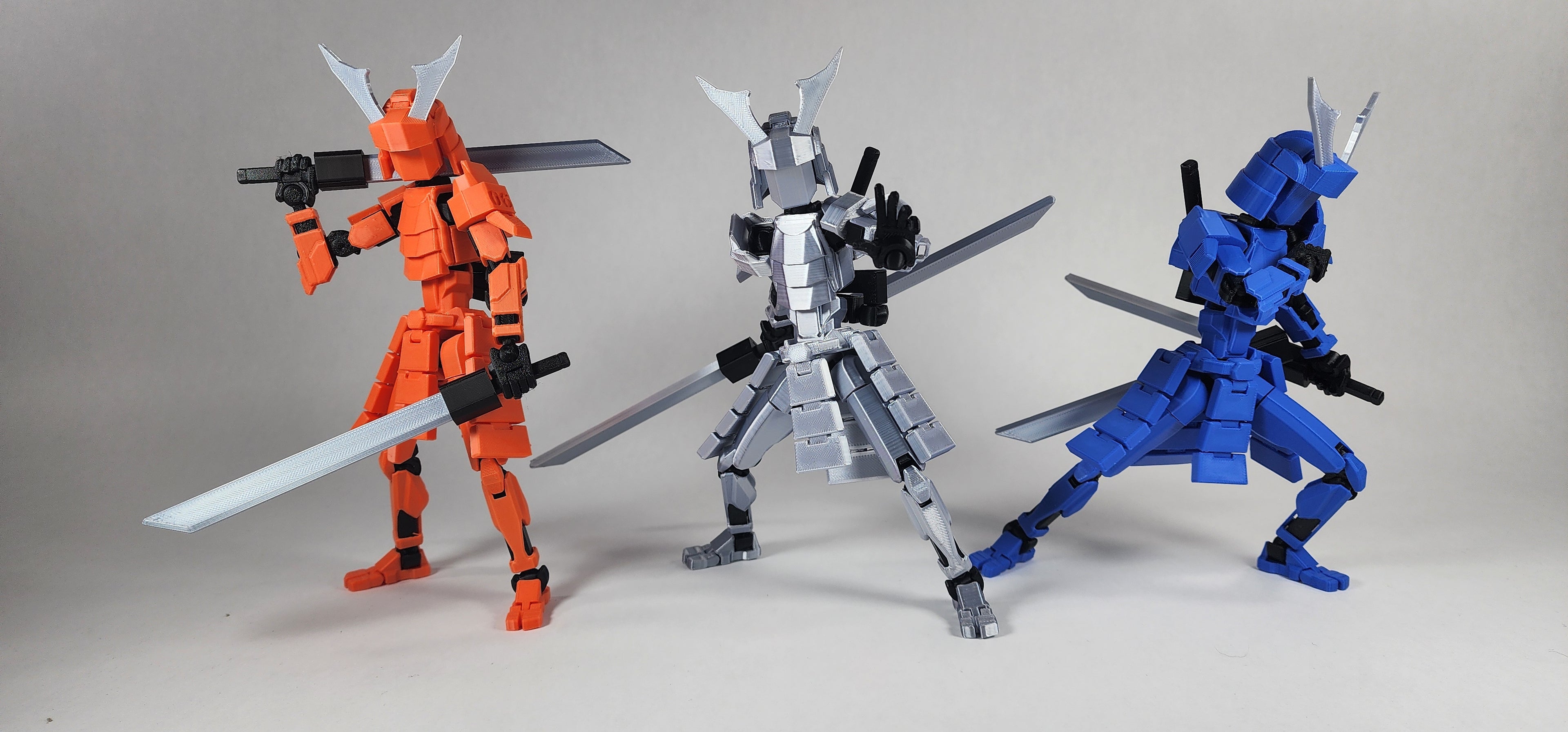 Pax Six "The Samurai" Dummy 13 Action Figure 3D Printed FULLY ASSEMBLED