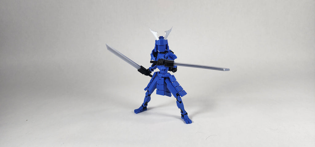 Pax Six "The Samurai" Dummy 13 Action Figure 3D Printed FULLY ASSEMBLED