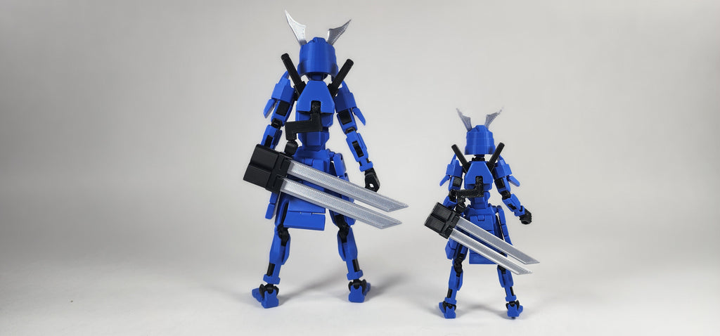 Pax Six "The Samurai" Dummy 13 Action Figure 3D Printed FULLY ASSEMBLED