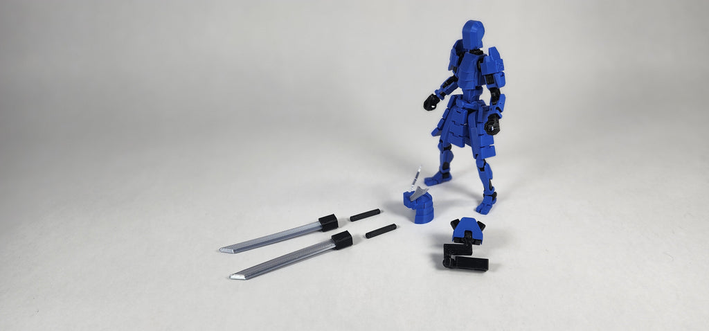 Pax Six "The Samurai" Dummy 13 Action Figure 3D Printed FULLY ASSEMBLED