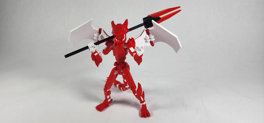 Pax Seven "The Dragon Knight" Dummy 13 Action Figure 3D Printed FULLY ASSEMBLED