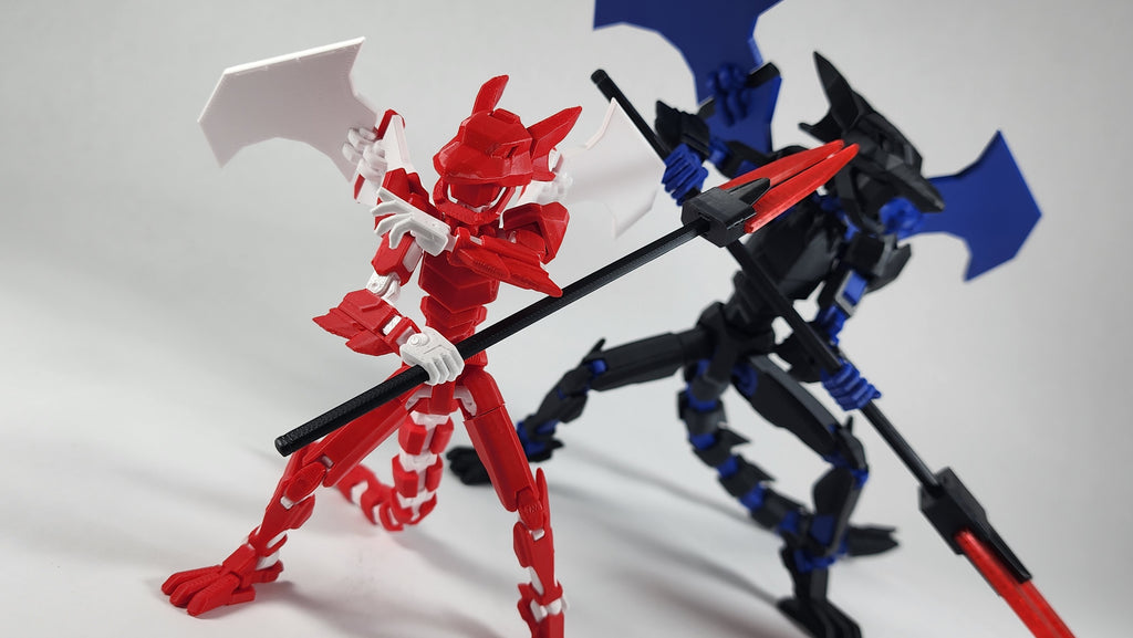 Pax Seven "The Dragon Knight" Dummy 13 Action Figure 3D Printed FULLY ASSEMBLED