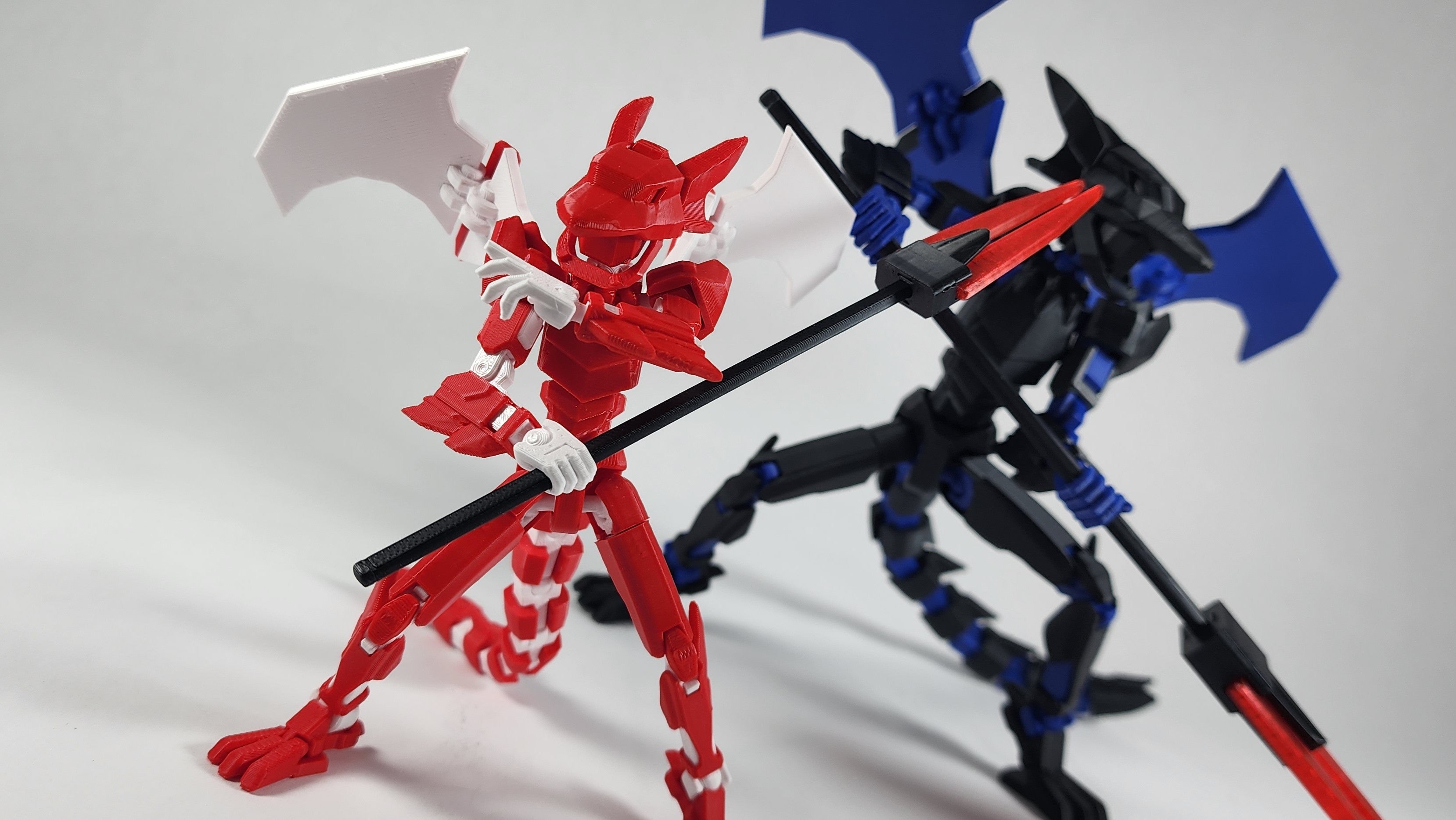 Pax Seven "The Dragon Knight" Dummy 13 Action Figure 3D Printed FULLY ASSEMBLED