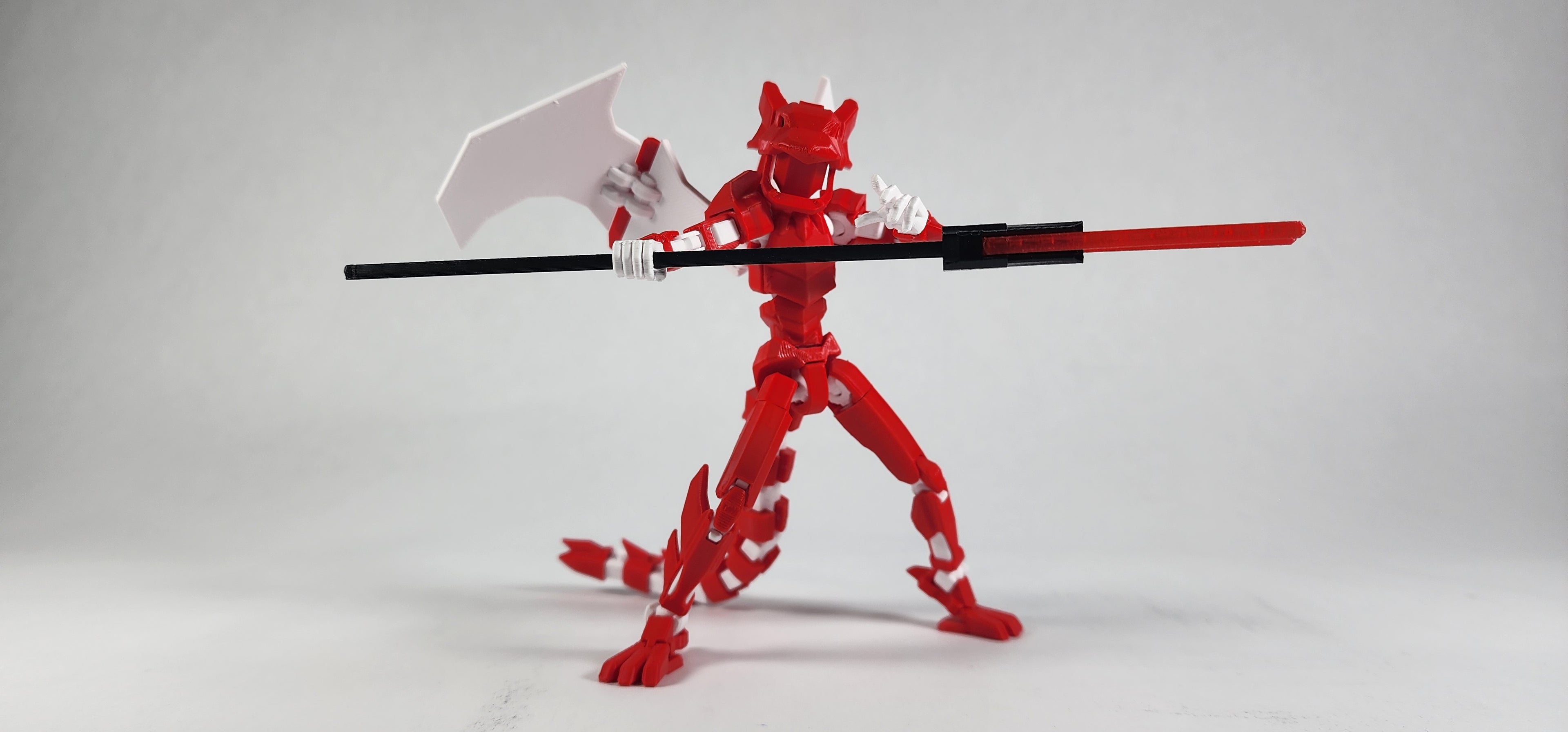 Pax Seven "The Dragon Knight" Dummy 13 Action Figure 3D Printed FULLY ASSEMBLED