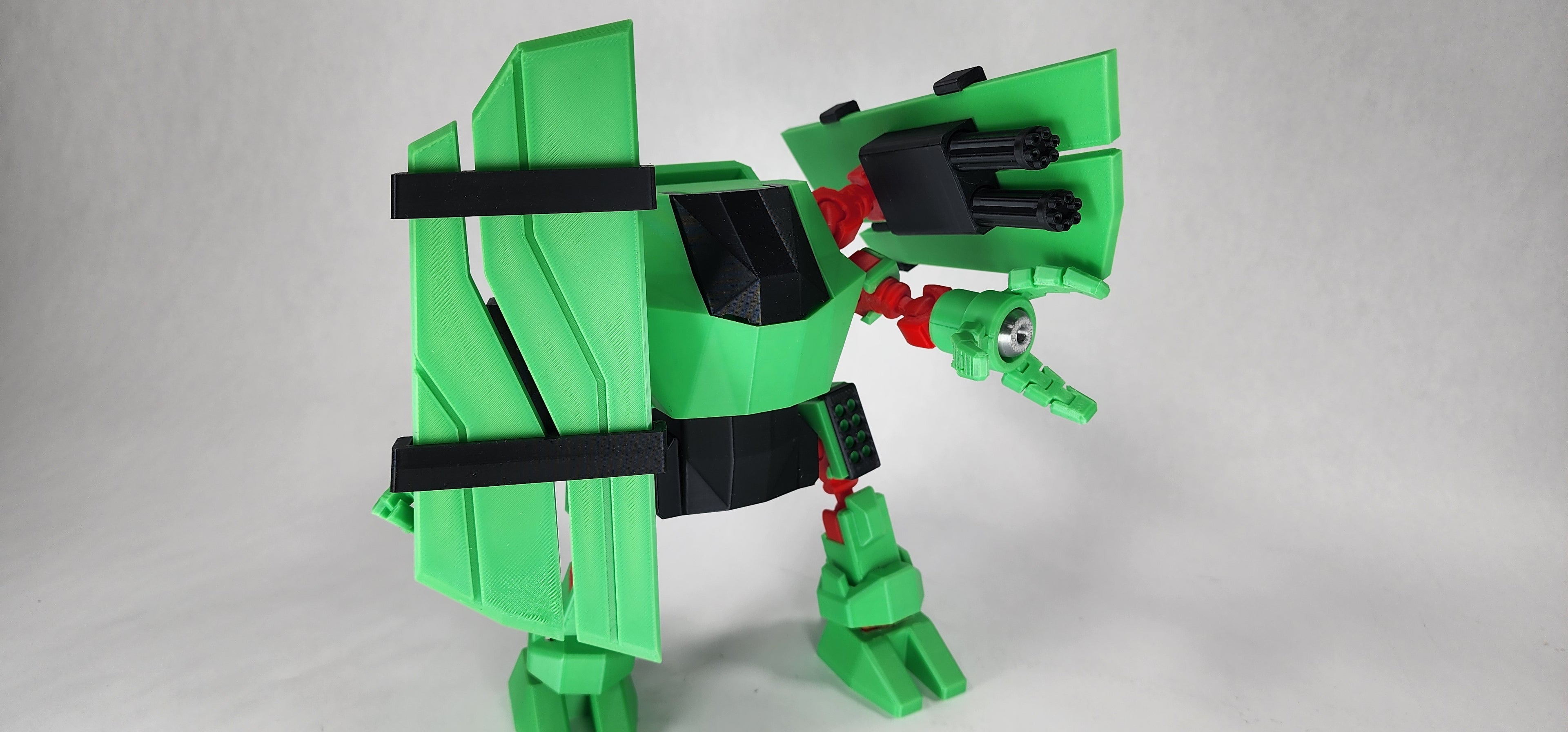 Pax Libra Mech Action Figure 3D Printed FULLY ASSEMBLED