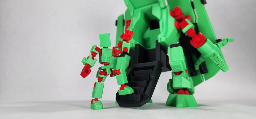 Pax Libra Mech Action Figure 3D Printed FULLY ASSEMBLED