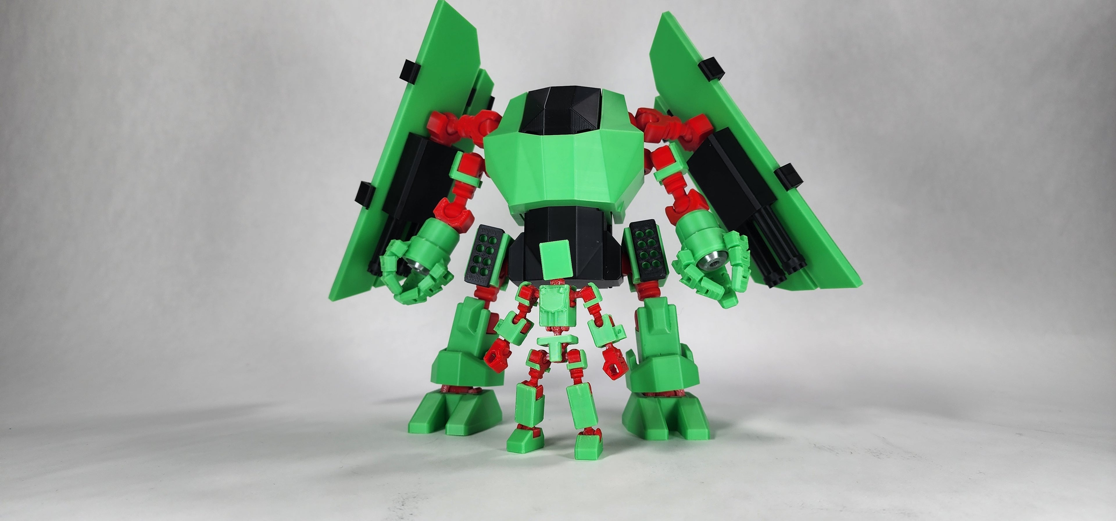 Pax Libra Mech Action Figure 3D Printed FULLY ASSEMBLED