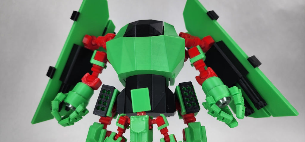 Pax Libra Mech Action Figure 3D Printed FULLY ASSEMBLED