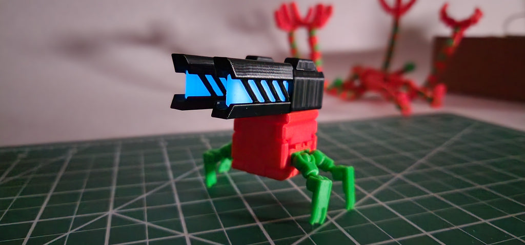 Pax Eight "The Octo-Engineer" Dummy 13 Action Figure 3D Printed FULLY ASSEMBLED