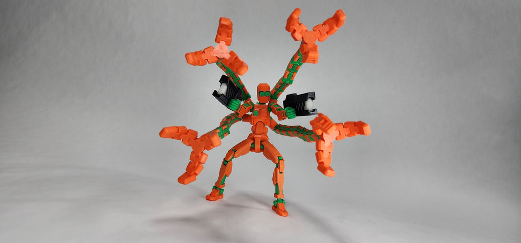 Pax Eight "The Octo-Engineer" Dummy 13 Action Figure 3D Printed FULLY ASSEMBLED