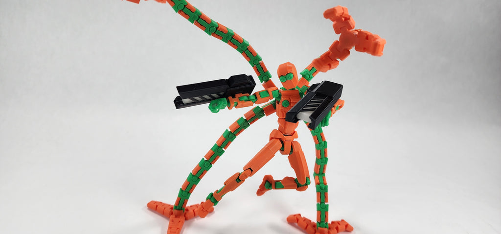 Pax Eight "The Octo-Engineer" Dummy 13 Action Figure 3D Printed FULLY ASSEMBLED