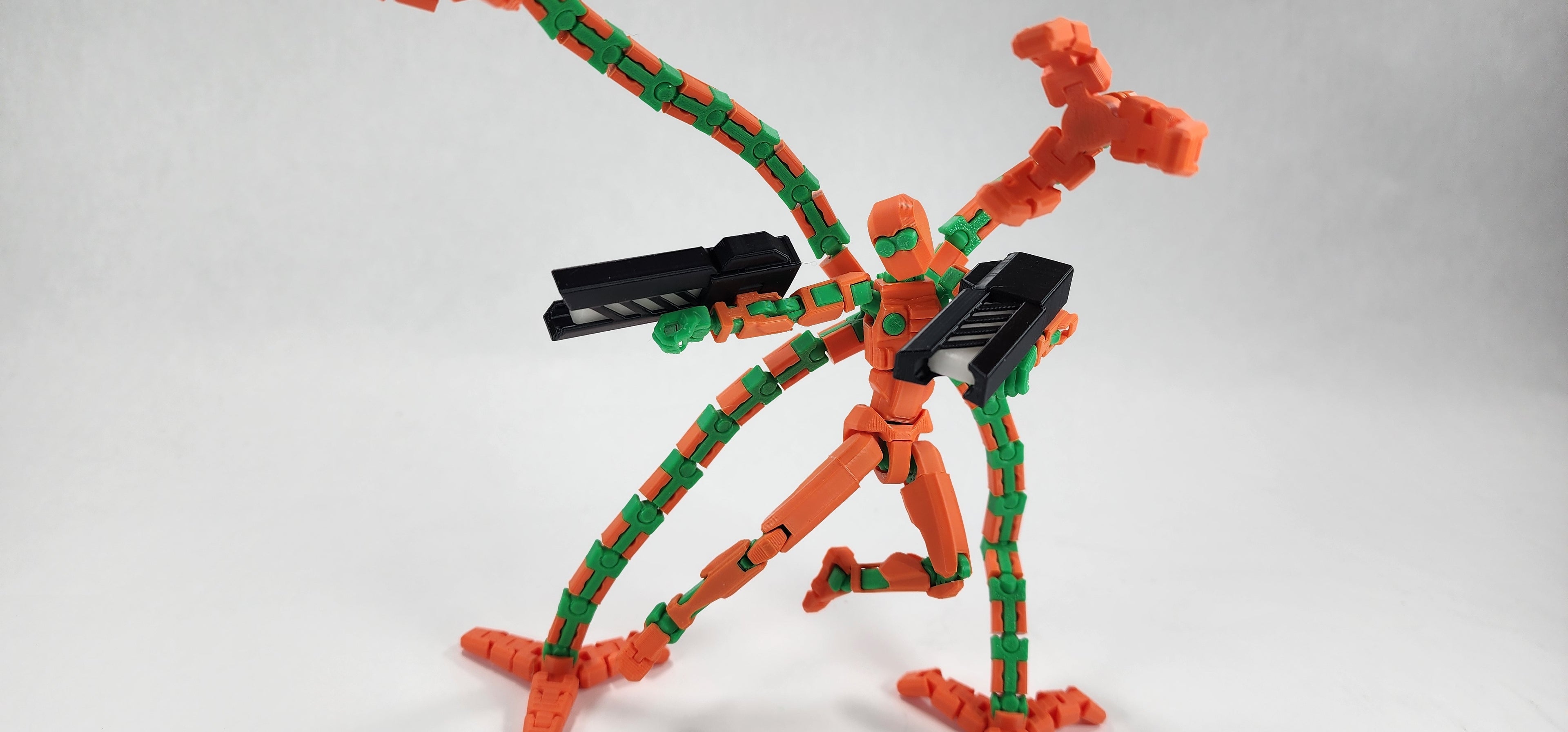 Pax Eight "The Octo-Engineer" Dummy 13 Action Figure 3D Printed FULLY ASSEMBLED