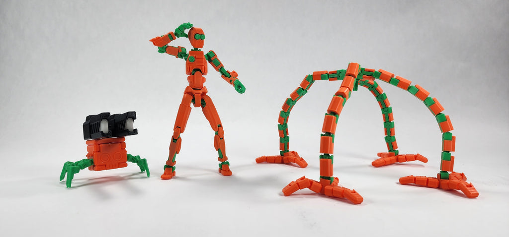 Pax Eight "The Octo-Engineer" Dummy 13 Action Figure 3D Printed FULLY ASSEMBLED