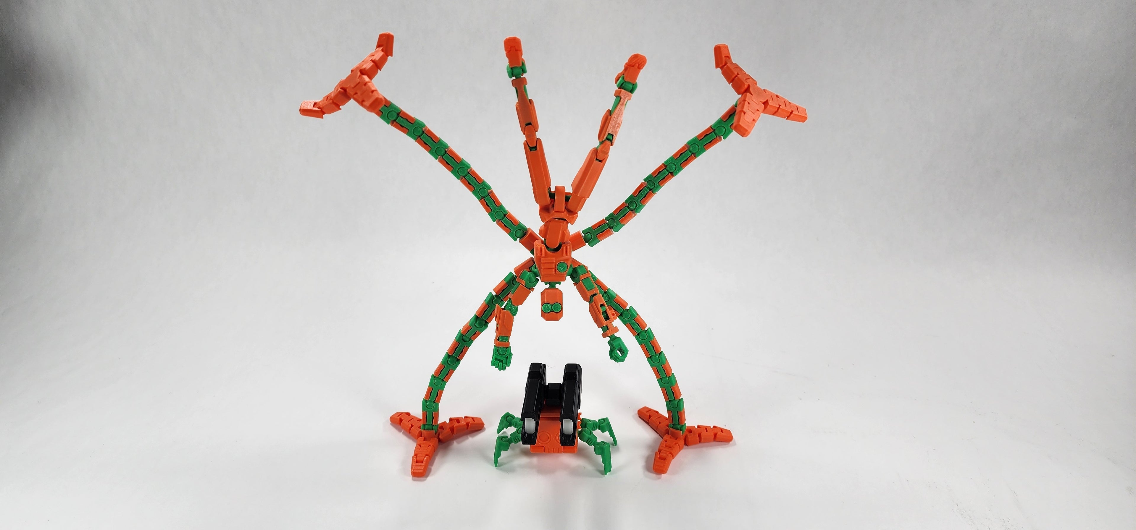 Pax Eight "The Octo-Engineer" Dummy 13 Action Figure 3D Printed FULLY ASSEMBLED