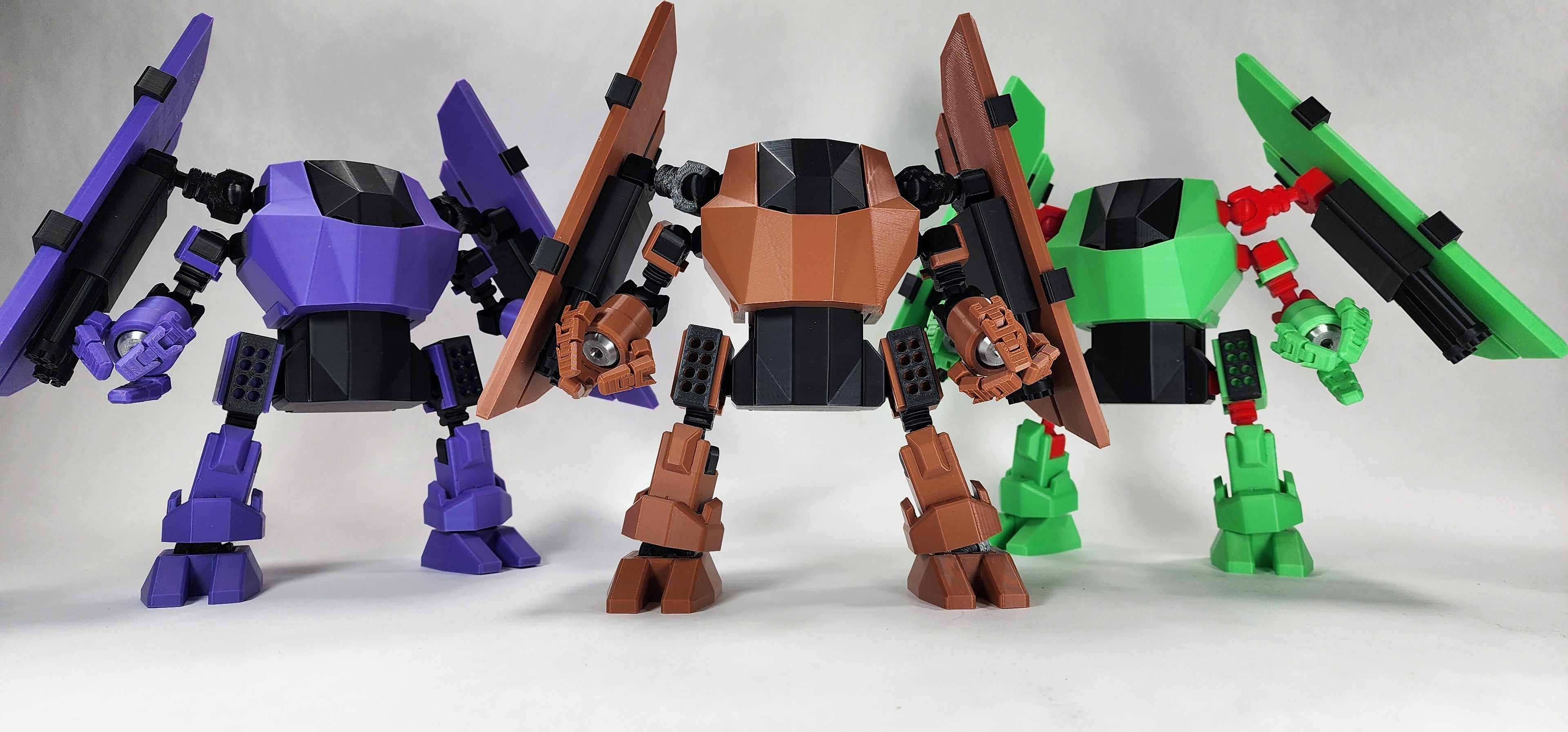 Pax Libra Mech Action Figure 3D Printed FULLY ASSEMBLED