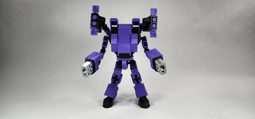 Pax Five Aries Mech Action Figure 3D Printed FULLY ASSEMBLED