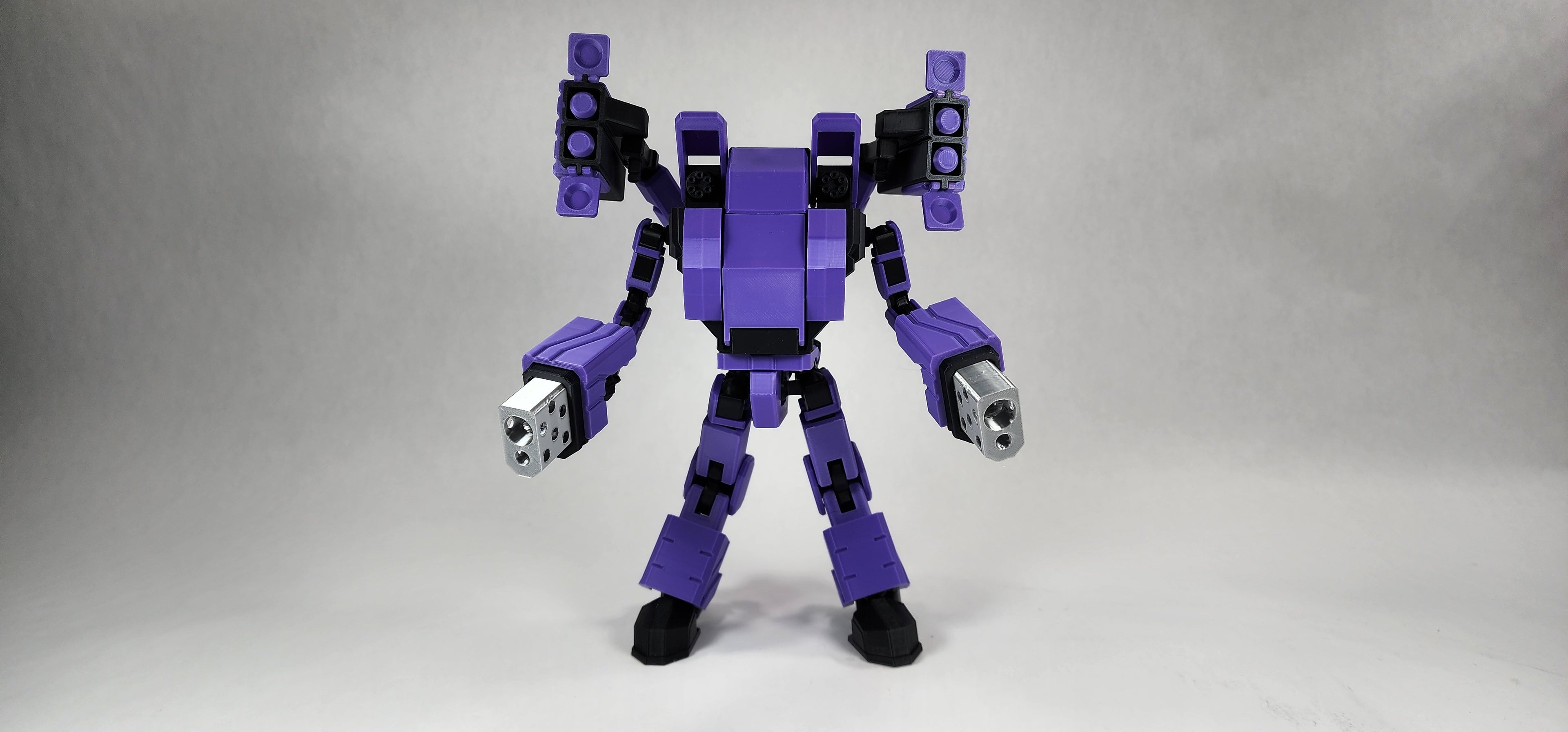 Pax Five Aries Mech Action Figure 3D Printed FULLY ASSEMBLED