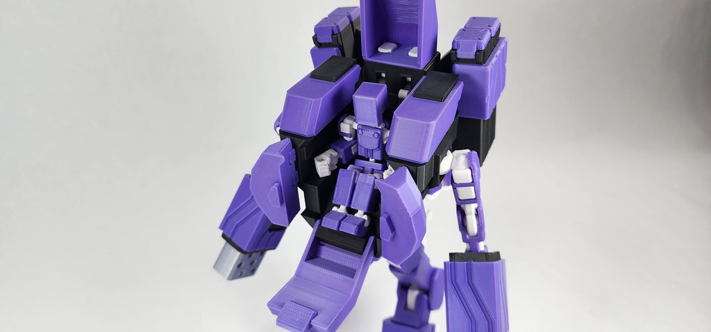 Pax Five Aries Mech Action Figure 3D Printed FULLY ASSEMBLED