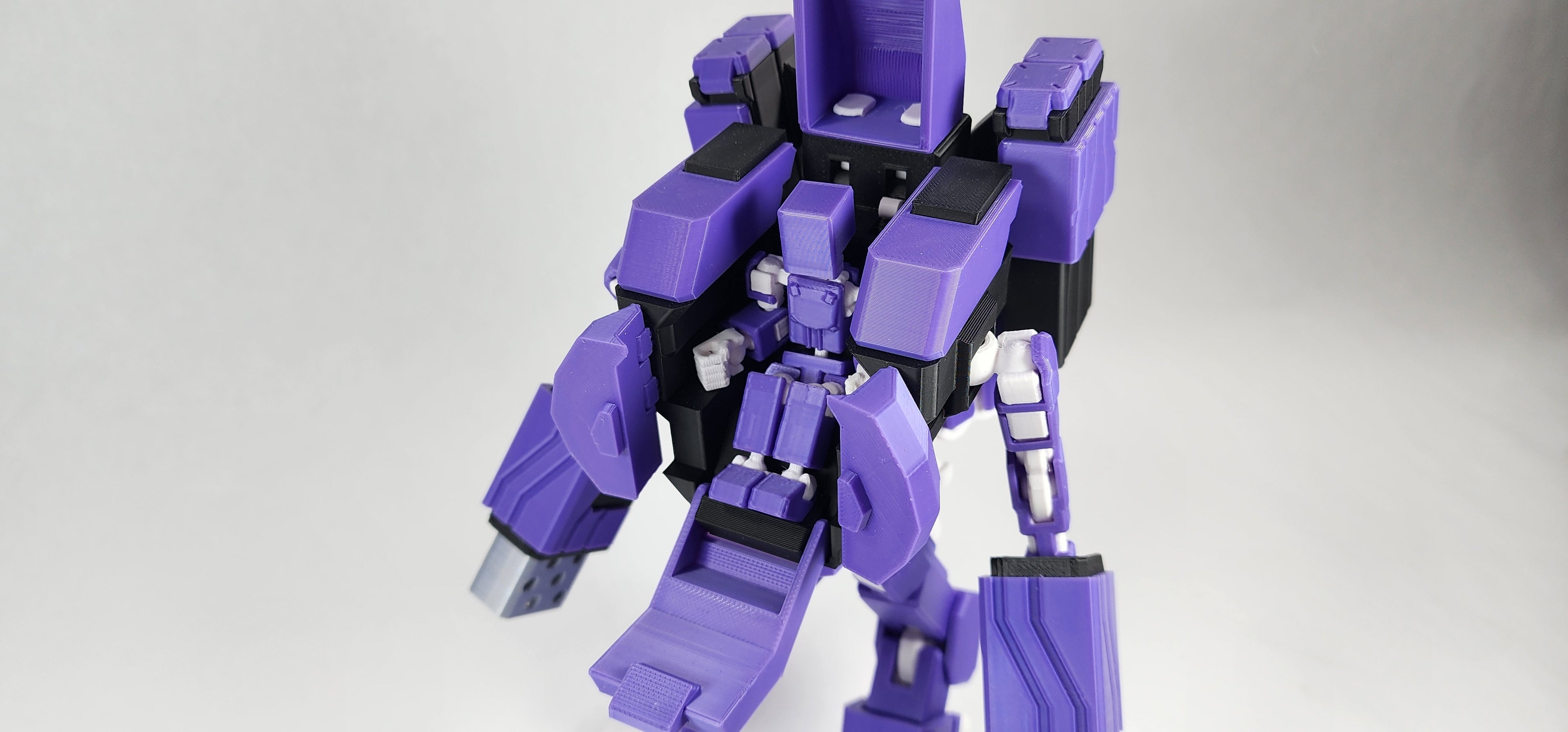 Pax Five Aries Mech Action Figure 3D Printed FULLY ASSEMBLED