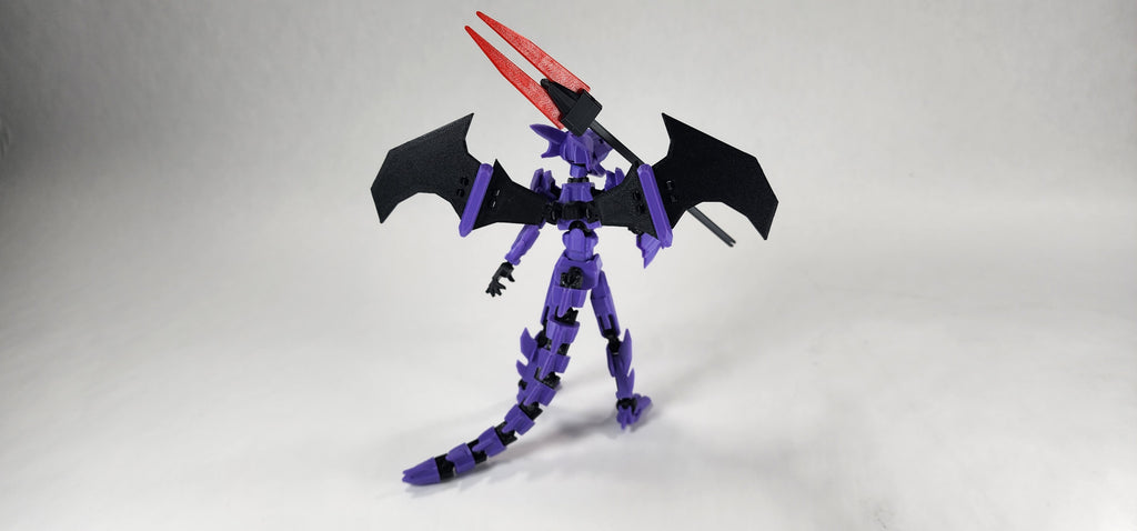 Pax Seven "The Dragon Knight" Dummy 13 Action Figure 3D Printed FULLY ASSEMBLED