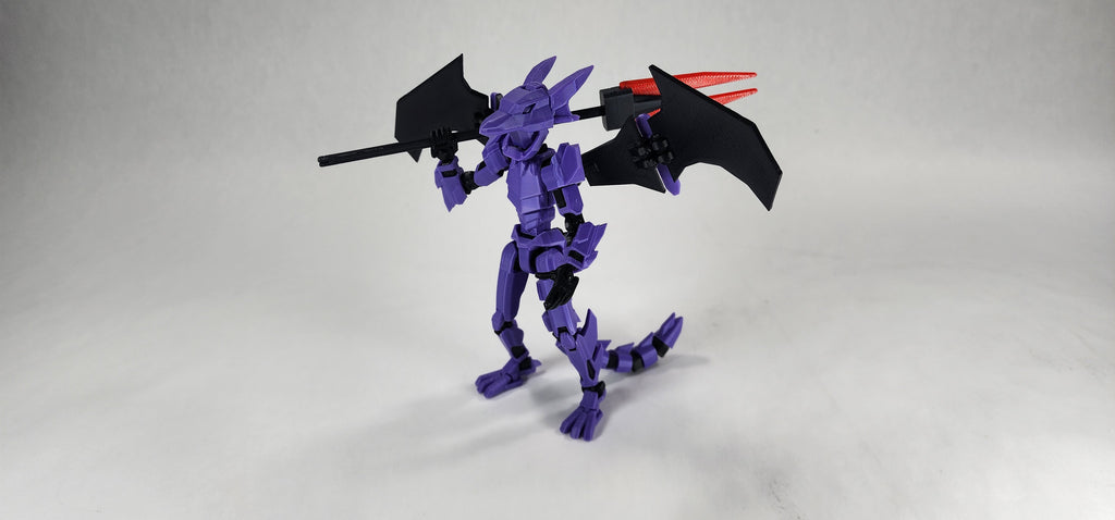 Pax Seven "The Dragon Knight" Dummy 13 Action Figure 3D Printed FULLY ASSEMBLED