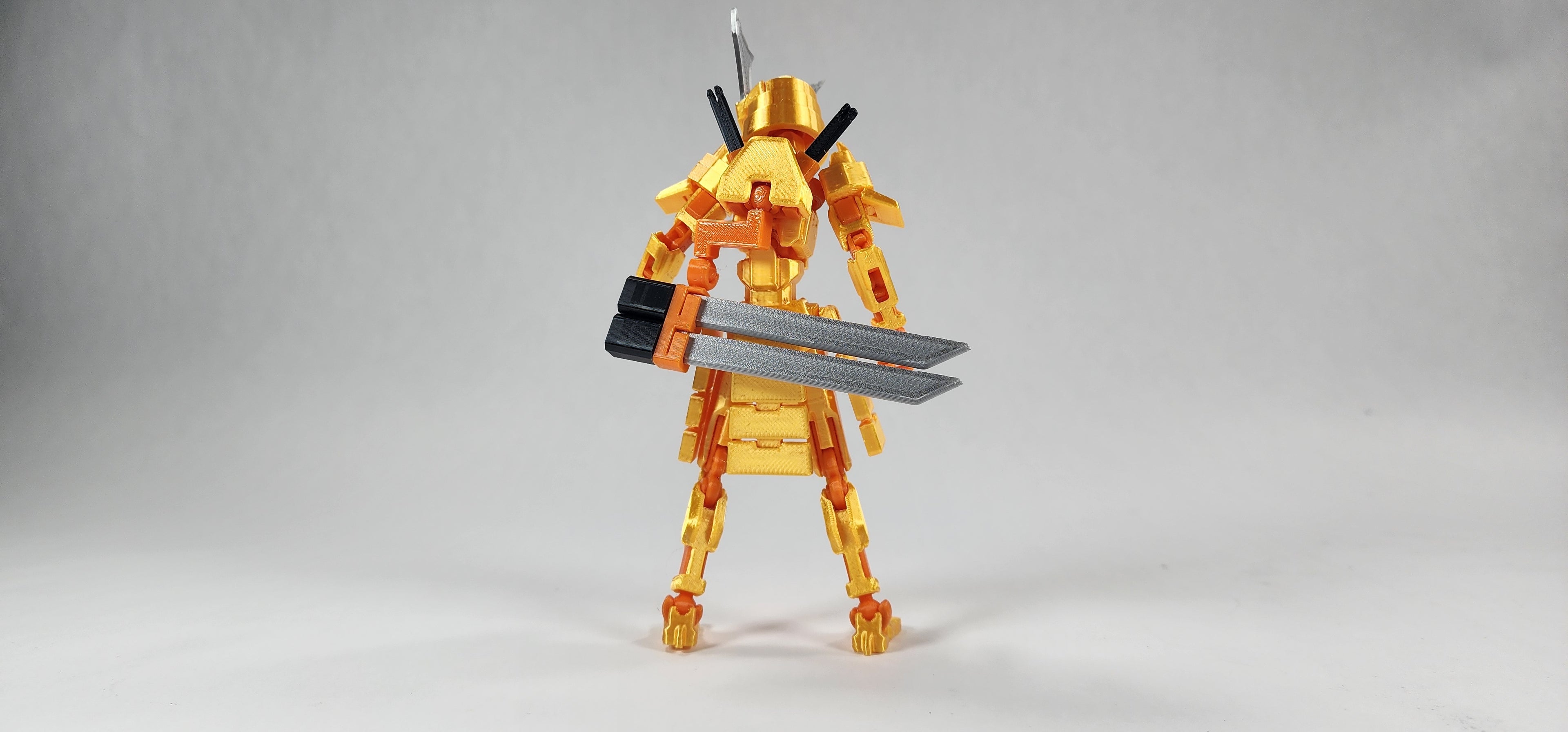 Pax Six "The Samurai" Dummy 13 Action Figure 3D Printed FULLY ASSEMBLED
