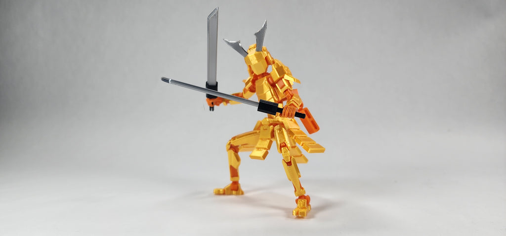 Pax Six "The Samurai" Dummy 13 Action Figure 3D Printed FULLY ASSEMBLED