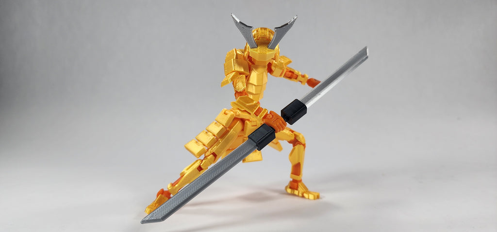 Pax Six "The Samurai" Dummy 13 Action Figure 3D Printed FULLY ASSEMBLED