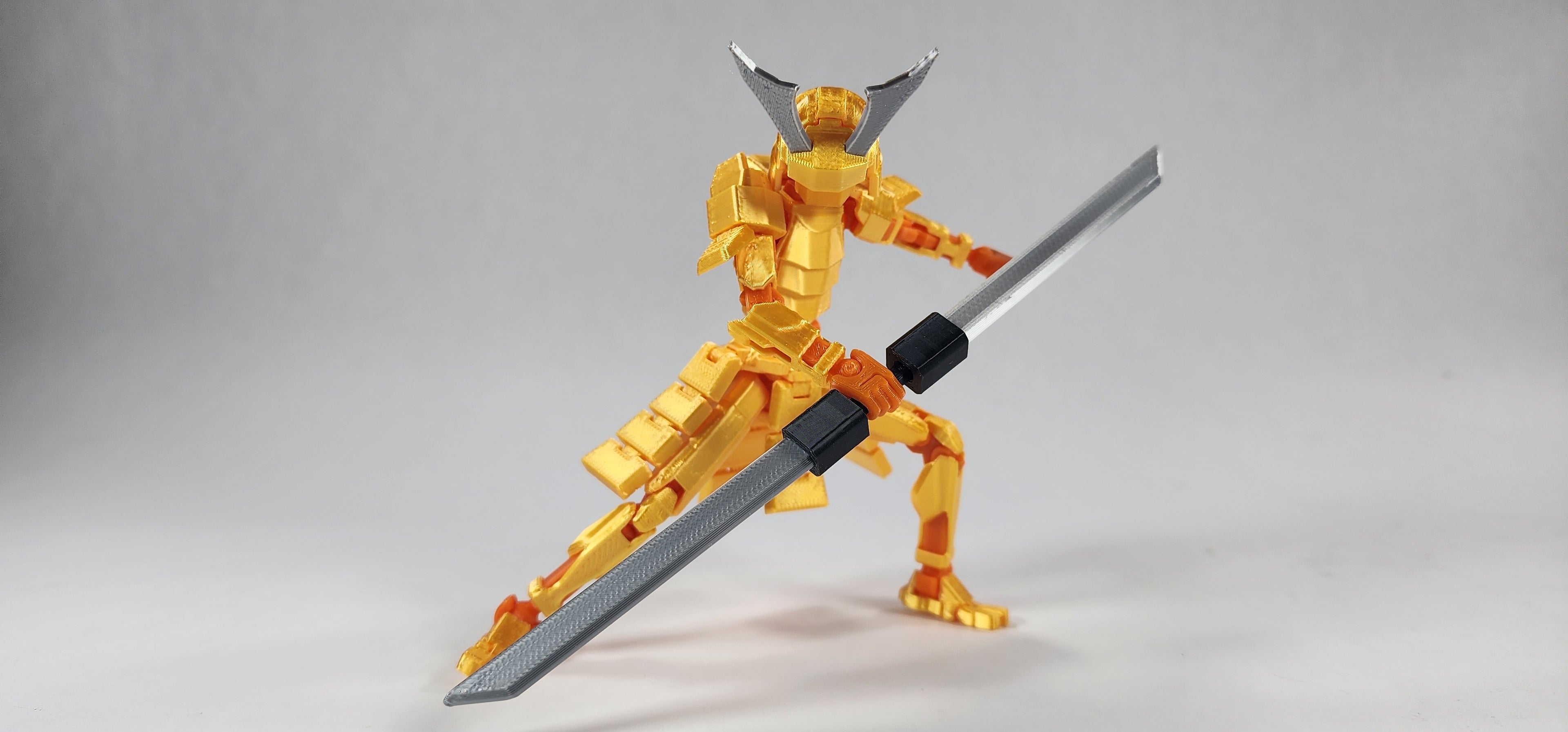 Pax Six "The Samurai" Dummy 13 Action Figure 3D Printed FULLY ASSEMBLED