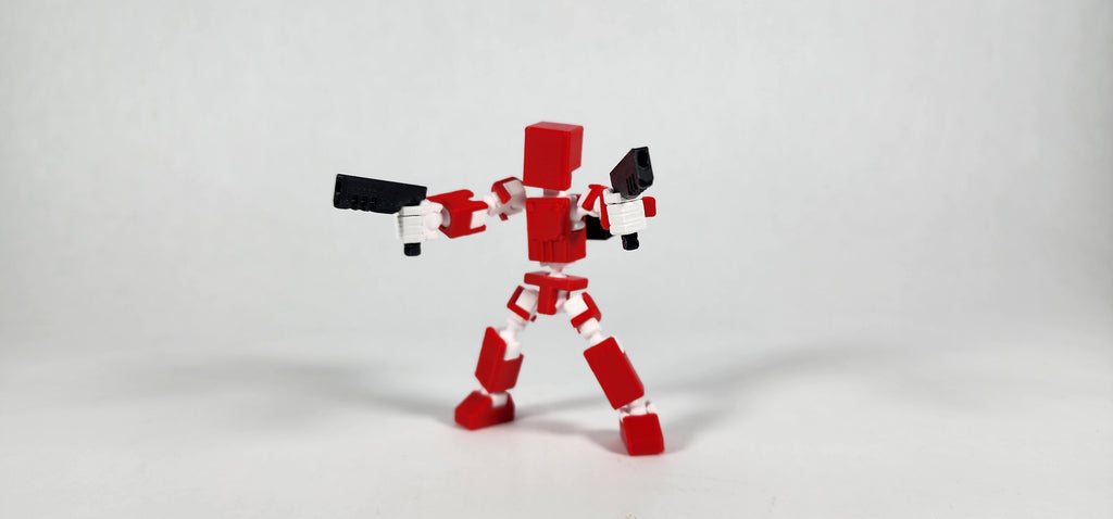 Pax Mini w/ Weapons Loadout 3D Printed Action Figure