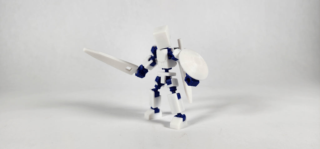 Pax Mini w/ Weapons Loadout 3D Printed Action Figure