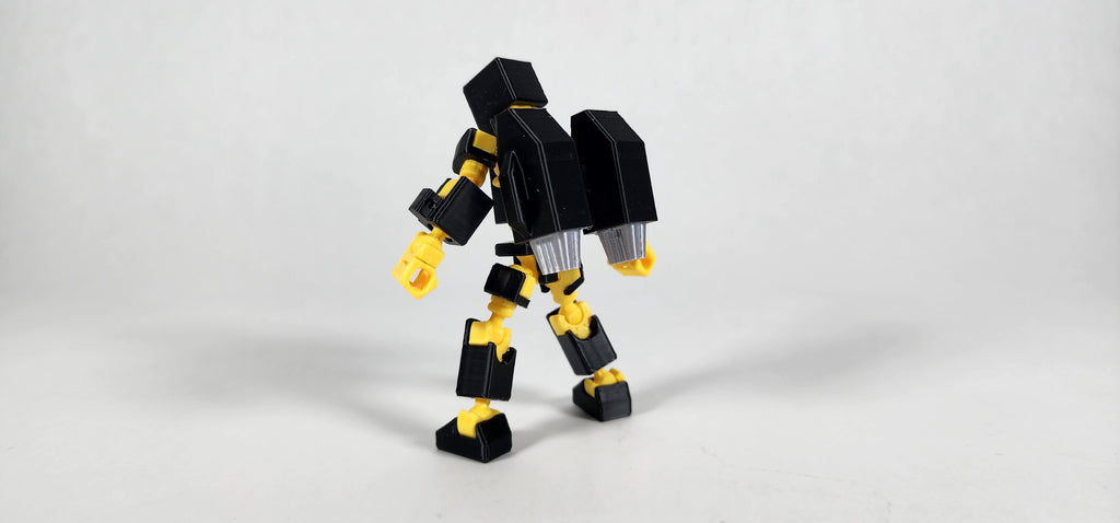 Pax Mini w/ Weapons Loadout 3D Printed Action Figure