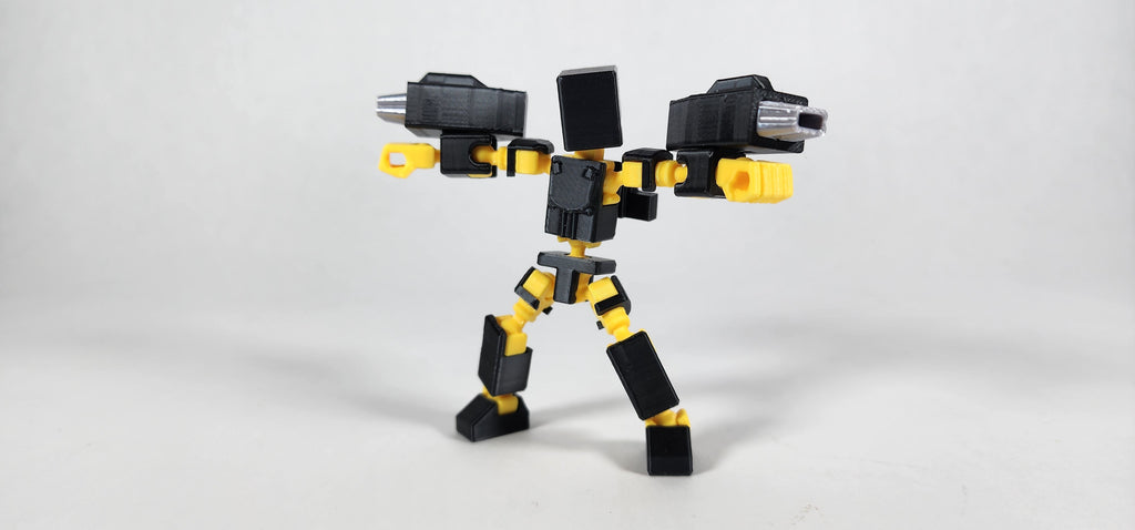 Pax Mini w/ Weapons Loadout 3D Printed Action Figure