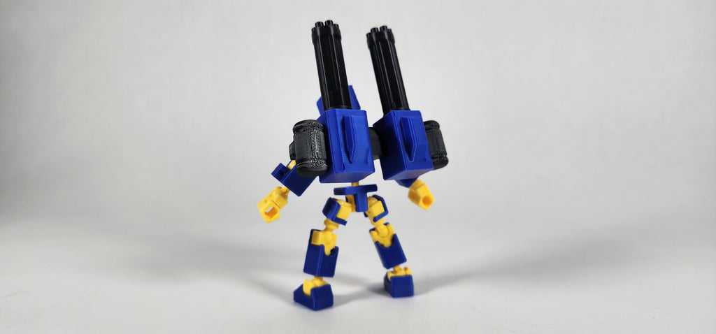 Pax Mini w/ Weapons Loadout 3D Printed Action Figure