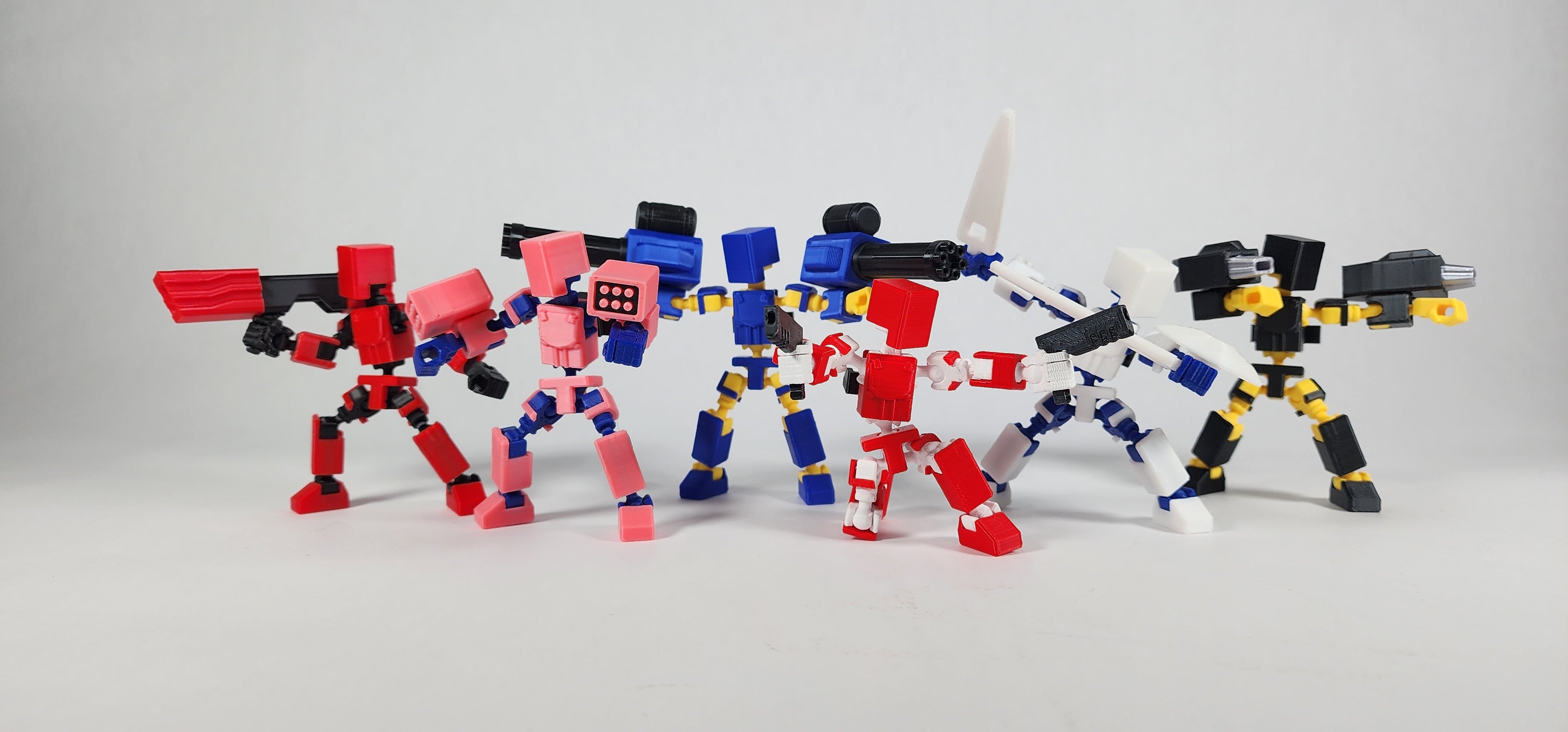 Pax Mini w/ Weapons Loadout 3D Printed Action Figure