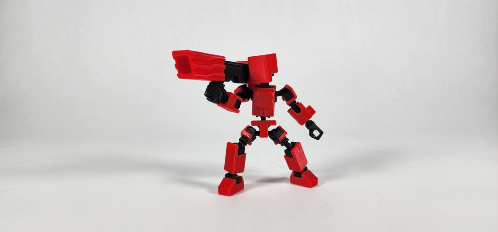 Pax Mini w/ Weapons Loadout 3D Printed Action Figure