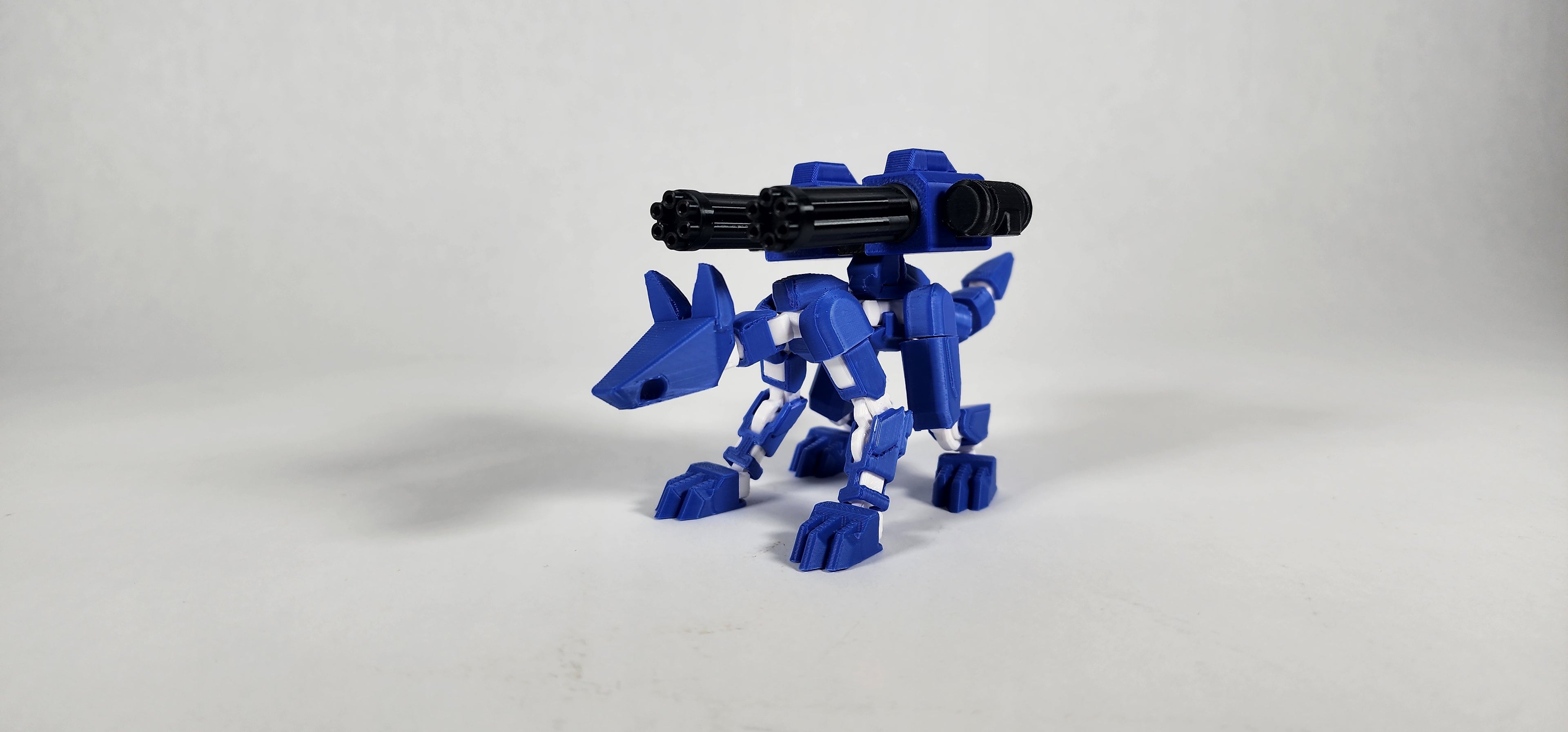 Pax K9 w/ Weapons Loadout 3D Printed Action Figure