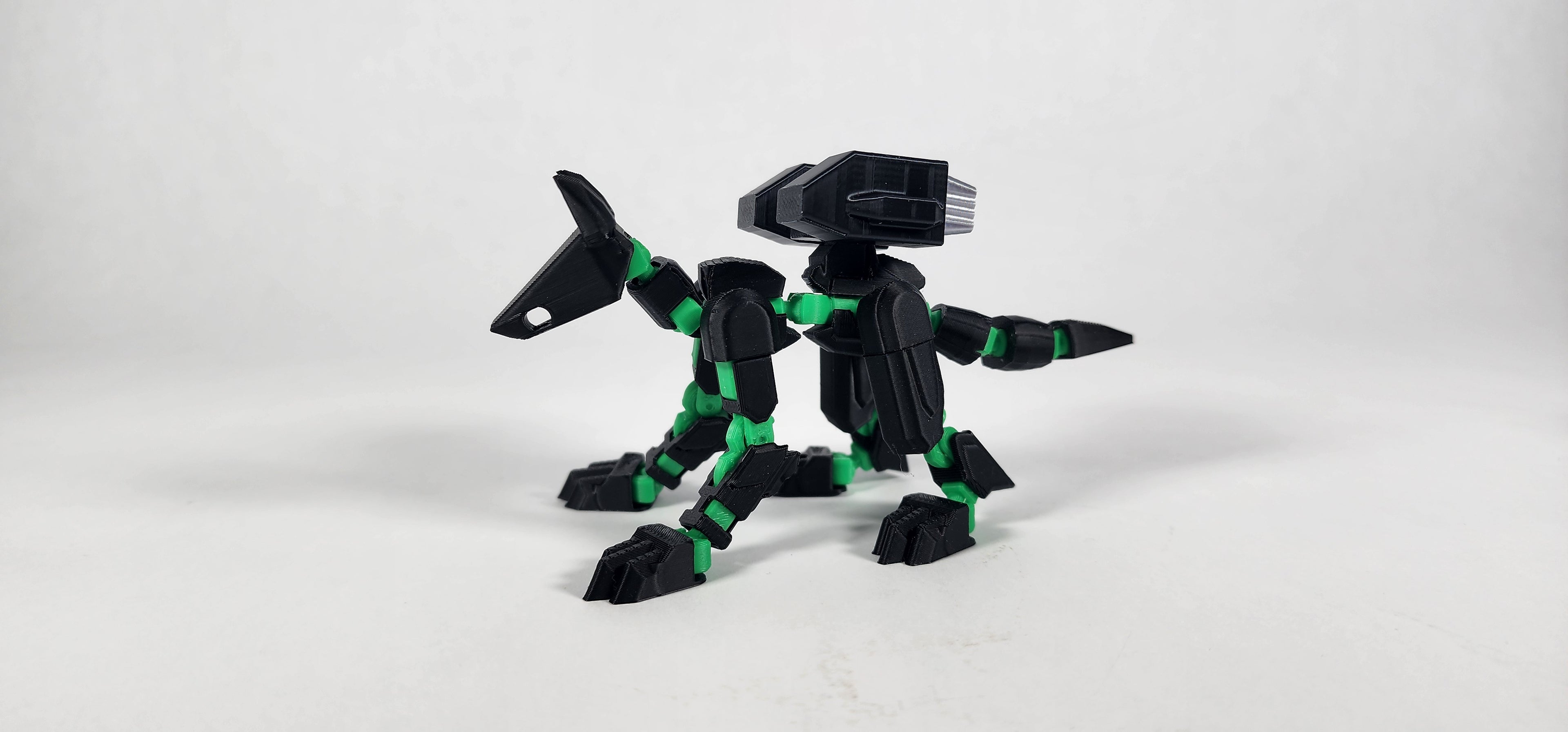 Pax K9 w/ Weapons Loadout 3D Printed Action Figure