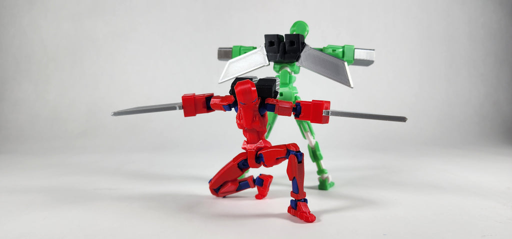 Pax Nine "The Vanguard" Dummy 13 Action Figure 3D Printed FULLY ASSEMBLED