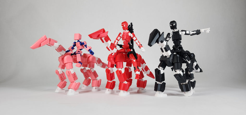 Pax Horse Action Figure 3D Printed FULLY ASSEMBLED