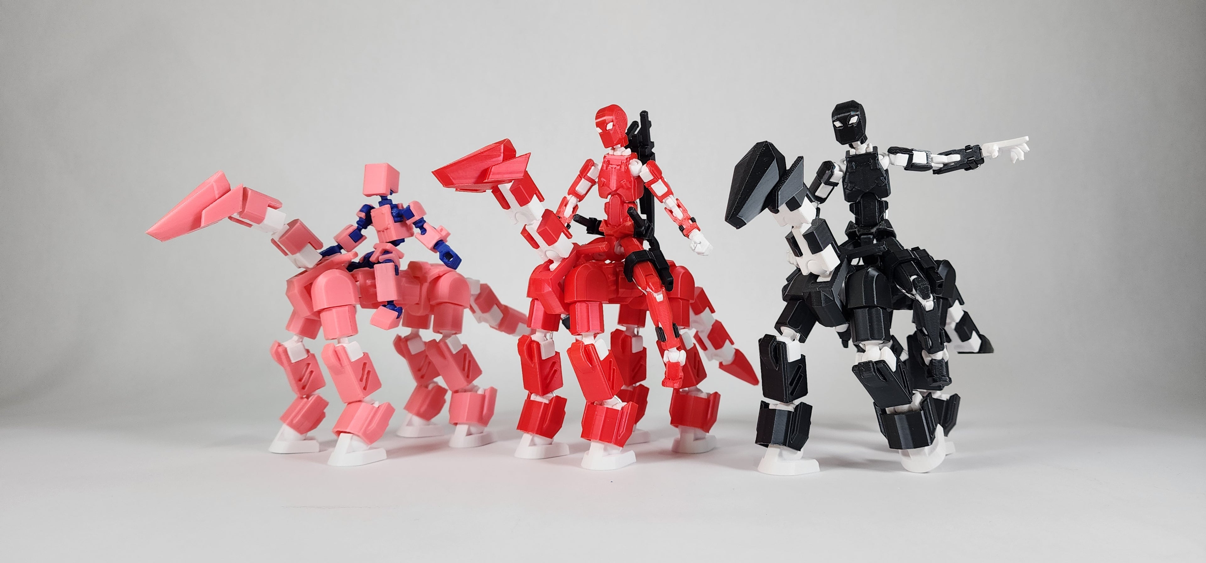 Pax Horse Action Figure 3D Printed FULLY ASSEMBLED