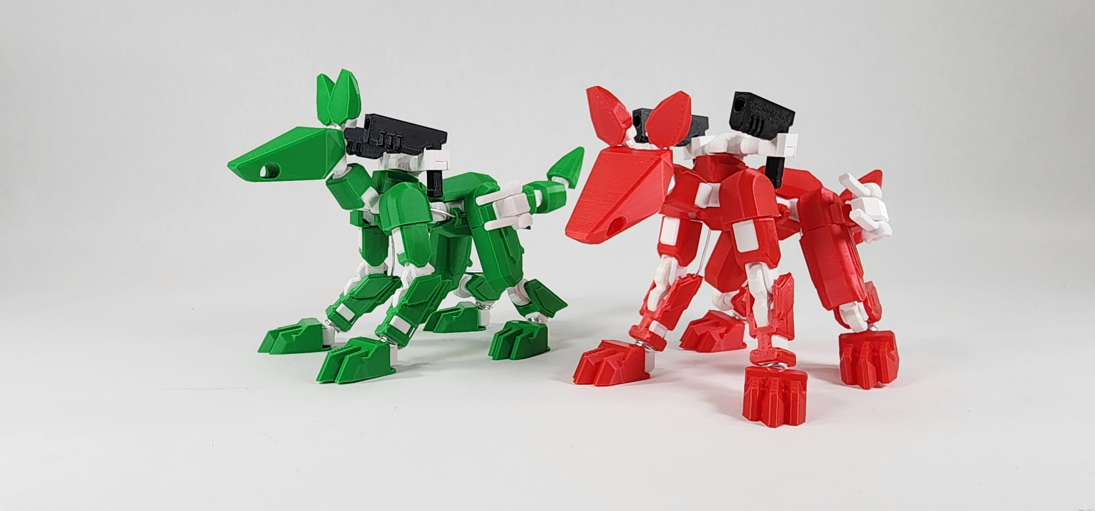 Pax Alpha K9 Action Figure 3D Printed FULLY ASSEMBLED